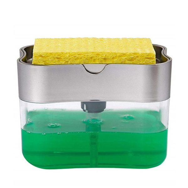 storage bottles & jars manual press soap dispenser double layer with sponge 2 in 1 scrubber holder kitchen bathroom supplies l5
storage bottles & jars manual press soap dispenser double layer with sponge 2 in 1 scrubber holder kitchen bathroom supplies l5