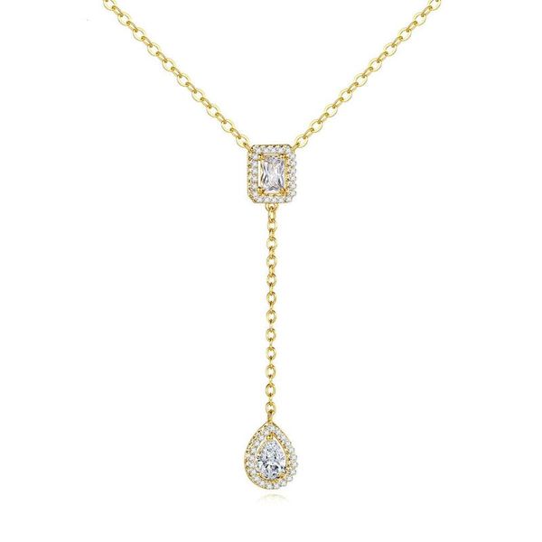 water drop cz long pendant necklaces women party wedding gold color accessories fashion jewelry colgantes gift, Silver
water drop cz long pendant necklaces women party wedding gold color accessories fashion jewelry colgantes gift, Silver