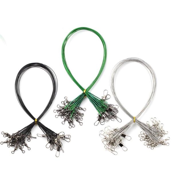 braid line 20pcs/lot anti bite steel fishing wire leader with swivel accessory lead core leash
braid line 20pcs/lot anti bite steel fishing wire leader with swivel accessory lead core leash