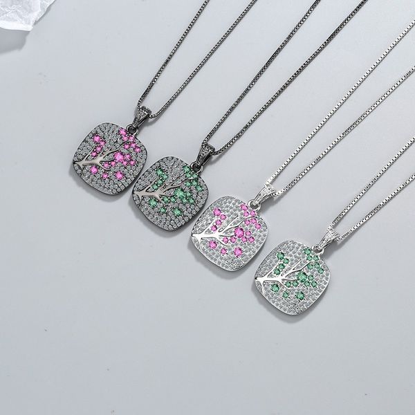 fashion black gold tree necklace jewelry 925 sterling silver women pendant green pink zircon square girl necklaces xdz546
fashion black gold tree necklace jewelry 925 sterling silver women pendant green pink zircon square girl necklaces xdz546