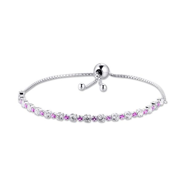other bracelets ckk silver 925 jewelry pink & clear shiny slider bracelet sterling original, Golden;silver
other bracelets ckk silver 925 jewelry pink & clear shiny slider bracelet sterling original, Golden;silver