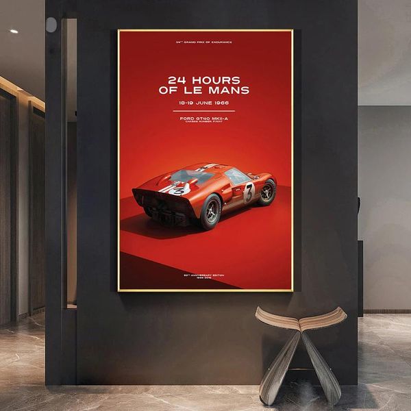 paintings june 1966 ford gt 40 24 hours of le mans poster wall art picture canvas painting print for living room home decoration cuadros
paintings june 1966 ford gt 40 24 hours of le mans poster wall art picture canvas painting print for living room home decoration cuadros