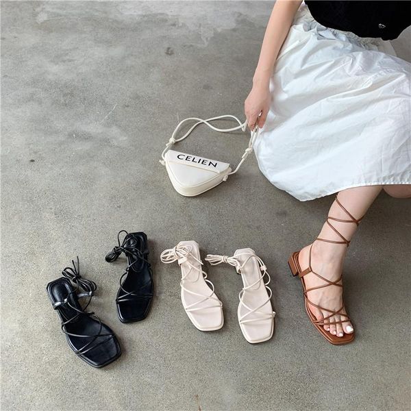 sandals 2021 fashion sandal low heel lacing summer shoes roman casual narrow sapato mujer, Black
sandals 2021 fashion sandal low heel lacing summer shoes roman casual narrow sapato mujer, Black