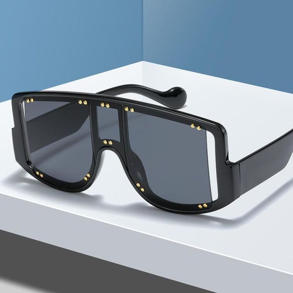 sunglasses style big frame rice nail trend colorful ocean piece glasses show women's, White;black
sunglasses style big frame rice nail trend colorful ocean piece glasses show women's, White;black