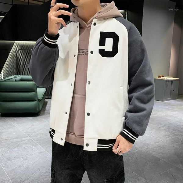 men's jackets jacket baseball uniform 2021 autumn and winter korean version of the trend youth casual all-match clothes, Black;brown
men's jackets jacket baseball uniform 2021 autumn and winter korean version of the trend youth casual all-match clothes, Black;brown