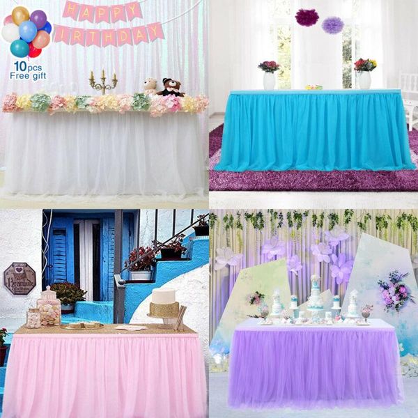 5 colors wedding tulle tutu table skirt cover party birthday festive solid rectangle tablecloth for wedding party
5 colors wedding tulle tutu table skirt cover party birthday festive solid rectangle tablecloth for wedding party