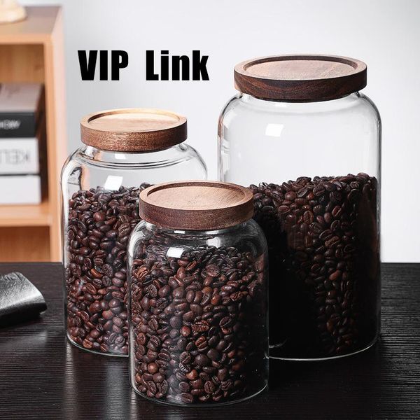 storage bottles & jars sealed jar with lids wooden cover coffee bean jara organizer kitchen containers large capacity
storage bottles & jars sealed jar with lids wooden cover coffee bean jara organizer kitchen containers large capacity