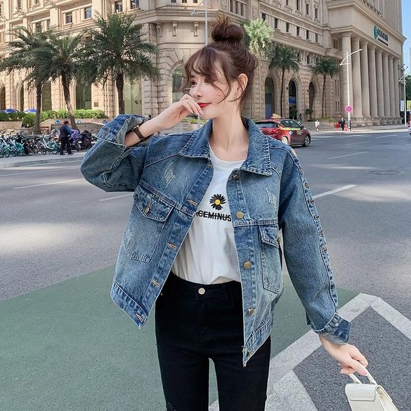 women's jackets 2021 fashion women's clothing outerwear & coats for women jeans jacket, Black;brown
women's jackets 2021 fashion women's clothing outerwear & coats for women jeans jacket, Black;brown