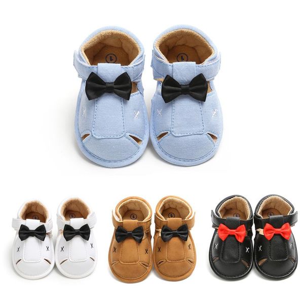 sandals baby closed toe sandals, cute bow crib shoes non-slip hard sole infant prewalkers, Black;red
sandals baby closed toe sandals, cute bow crib shoes non-slip hard sole infant prewalkers, Black;red