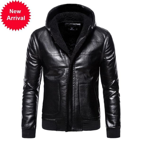 winter hooded jacket men plus velvet thickening motorcycle leather jackets male hoodies pu coats, Black;brown
winter hooded jacket men plus velvet thickening motorcycle leather jackets male hoodies pu coats, Black;brown