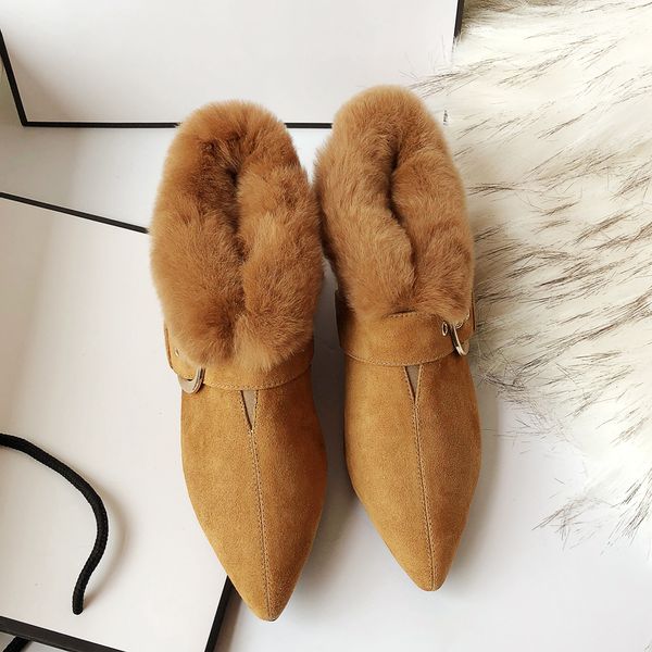 womens genuine suede leather warm plush flats slipons metal buckle winter warm female comfortable footwear shoesdress shoes
womens genuine suede leather warm plush flats slipons metal buckle winter warm female comfortable footwear shoesdress shoes