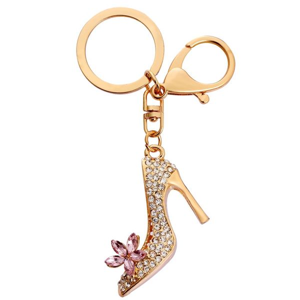 10pcgold color high heels crystal charms key rings key holder trendy jewelry bag accessories gift, Silver
10pcgold color high heels crystal charms key rings key holder trendy jewelry bag accessories gift, Silver