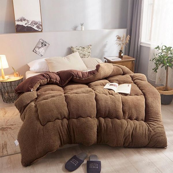 autumn winter thicken warm lamb wool quilt blanket single double king queen bed cover bedding comforter home el duvets comforters & sets
autumn winter thicken warm lamb wool quilt blanket single double king queen bed cover bedding comforter home el duvets comforters & sets