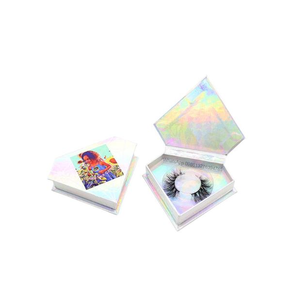 false eyelashes shiny holographic diamond eyelash case with printed logo wholesale 20mm mink lashes custom lashbox packaging clear tray
false eyelashes shiny holographic diamond eyelash case with printed logo wholesale 20mm mink lashes custom lashbox packaging clear tray
