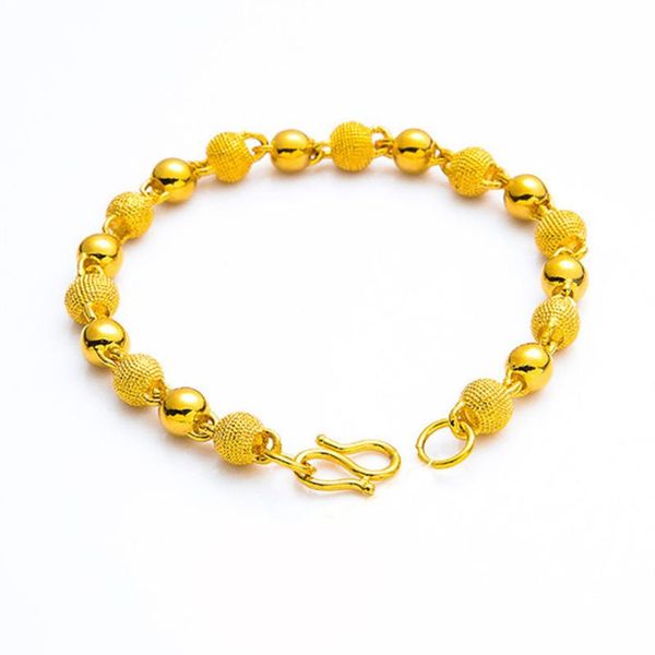 link, chain vintage fashion bracelets male female 6mm gold color bead link bracelet for women men jewelry wholesale braclet 2021, Black
link, chain vintage fashion bracelets male female 6mm gold color bead link bracelet for women men jewelry wholesale braclet 2021, Black
