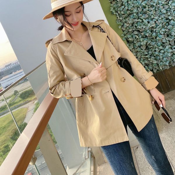 women's trench coats short classic windbreaker waterproof british new high-end english style autumn winter gabadian solid color s05, Tan;black
women's trench coats short classic windbreaker waterproof british new high-end english style autumn winter gabadian solid color s05, Tan;black