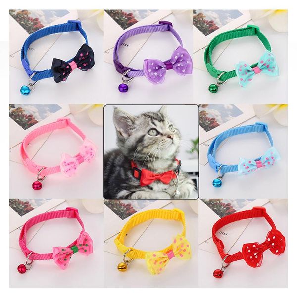 cat collars & leads kommilife adjustable collar small dog puppy pet bell bowknot necklace for cats accessories kitten
cat collars & leads kommilife adjustable collar small dog puppy pet bell bowknot necklace for cats accessories kitten