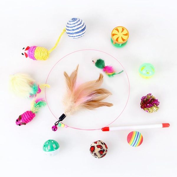cat toys 12pcs/lot pet rainbow feather funny cats kitten playing for small kitty katten ball products
cat toys 12pcs/lot pet rainbow feather funny cats kitten playing for small kitty katten ball products