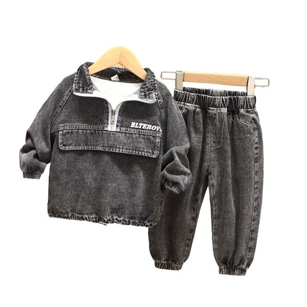boy's autumn suit jeans foreign style loose boy kids 2020 new children's handsome children's babies fashionable cool children, White
boy's autumn suit jeans foreign style loose boy kids 2020 new children's handsome children's babies fashionable cool children, White