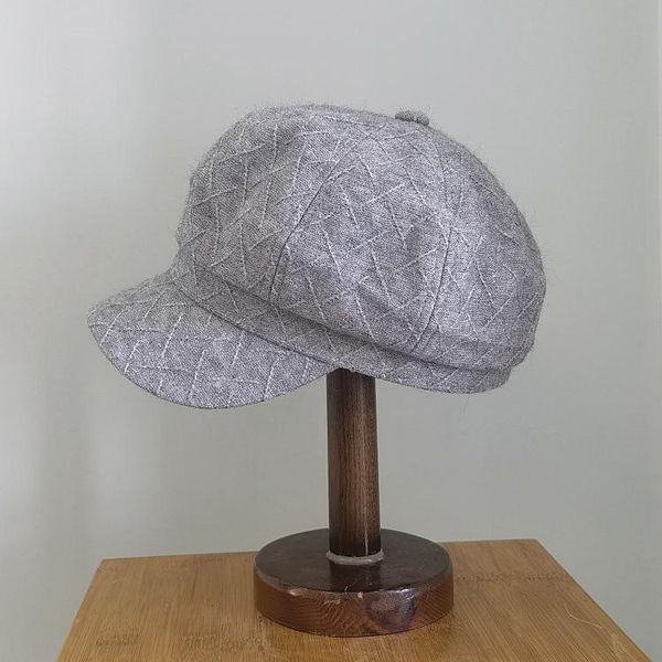 stingy brim hats 202107-moh autumn japan college style plaid thin knitting leisure octagonal hat men women visors cap, Blue;gray
stingy brim hats 202107-moh autumn japan college style plaid thin knitting leisure octagonal hat men women visors cap, Blue;gray