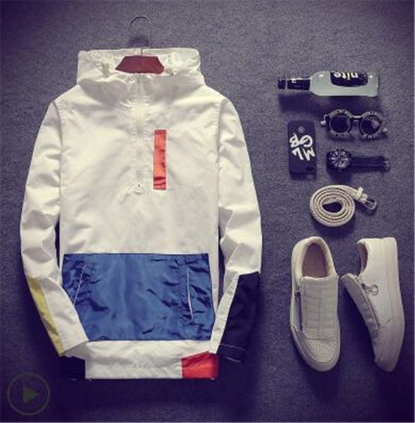 casual mens jackets waterproof spring hooded coats men outerwear clothing sizel, White
casual mens jackets waterproof spring hooded coats men outerwear clothing sizel, White