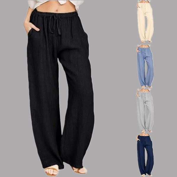 running pants women vintage harem cotton linen wide leg lady elastic waist baggy trousers plus size loose casual comfortable pant, Black;blue
running pants women vintage harem cotton linen wide leg lady elastic waist baggy trousers plus size loose casual comfortable pant, Black;blue