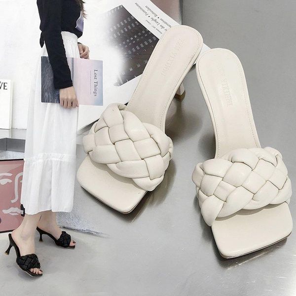 slippers korean style women's outer wear stiletto high heel casual sandals and women, Black
slippers korean style women's outer wear stiletto high heel casual sandals and women, Black