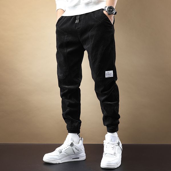 2021 men's fashionable casual corduroy joggers loose cordon pants y1js, Black
2021 men's fashionable casual corduroy joggers loose cordon pants y1js, Black
