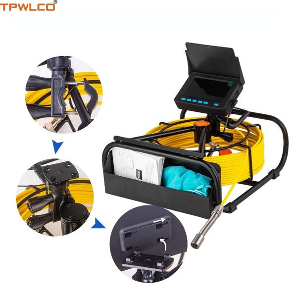 cameras pipe sewer endoscope video recorder camera system 4.3" lcd screen 10-50m cable diameter 17mm drain inspection
cameras pipe sewer endoscope video recorder camera system 4.3" lcd screen 10-50m cable diameter 17mm drain inspection