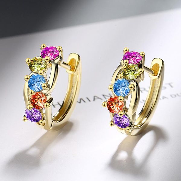hoop & huggie 5 colors 5a zirconia crystal small earrings gold/silver color loop ear accessories fashion wedding jewelry for women, Golden;silver
hoop & huggie 5 colors 5a zirconia crystal small earrings gold/silver color loop ear accessories fashion wedding jewelry for women, Golden;silver