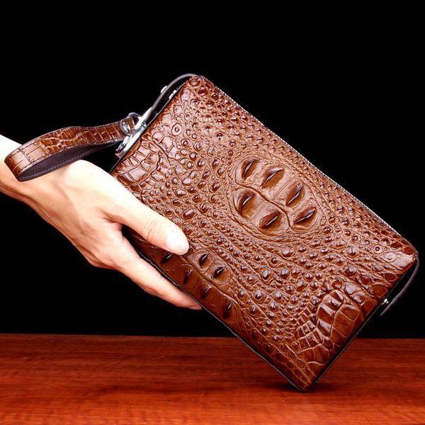 wallets crocodile hand package genuine leather man will capacity long fund password lock male fashion for women, Red;black
wallets crocodile hand package genuine leather man will capacity long fund password lock male fashion for women, Red;black