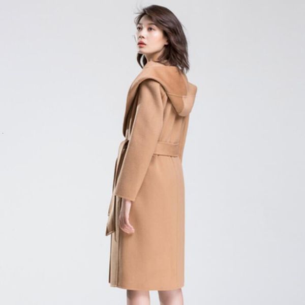 2021 new autumn hooded woolen long 100% wool coat female winter jacket women coats p114 3l2h, Black
2021 new autumn hooded woolen long 100% wool coat female winter jacket women coats p114 3l2h, Black