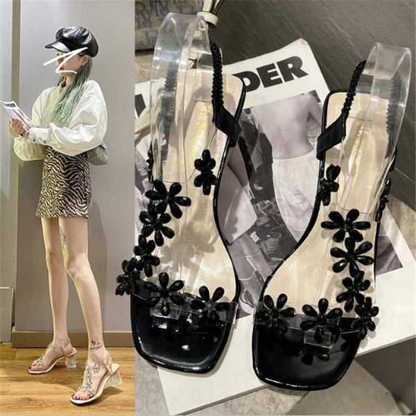 sandals 2021 summer women square head beach open toe fashion flowers rhinestones outdoor comfortable high heel, Black
sandals 2021 summer women square head beach open toe fashion flowers rhinestones outdoor comfortable high heel, Black