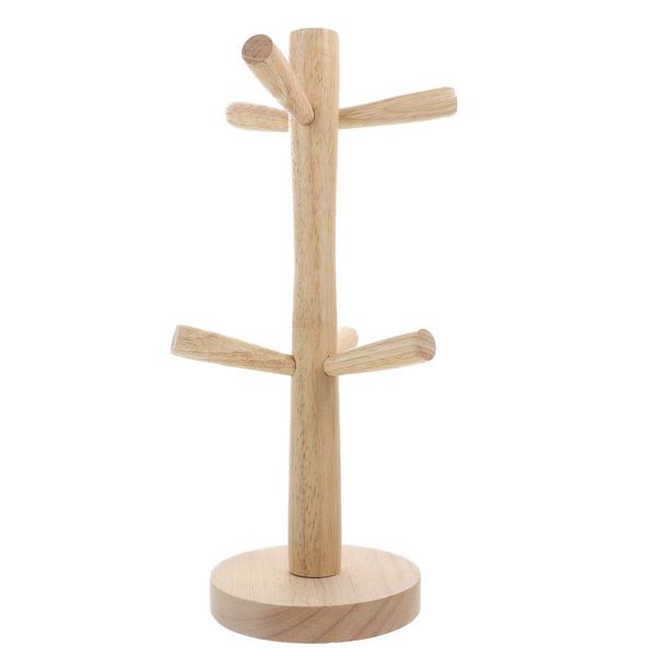 hangers & racks 1pc wooden mug hanging rack wood cup organizer storage shelf 
hangers & racks 1pc wooden mug hanging rack wood cup organizer storage shelf