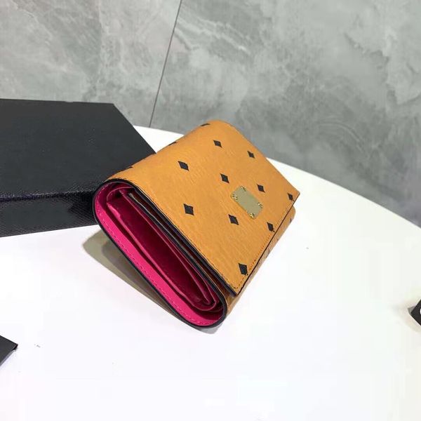new luxurys designers yellow wallet original leather women coin purse credit card holders bags pocket with box, Red;black
new luxurys designers yellow wallet original leather women coin purse credit card holders bags pocket with box, Red;black