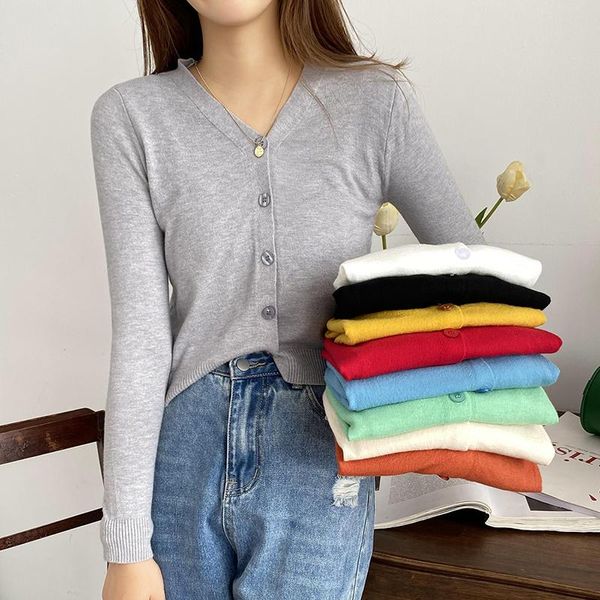 women's knits & tees knitted short crop spring autumn thin sweater long sleeve v-neck open stitch sweaters korean fashion women clothin, White
women's knits & tees knitted short crop spring autumn thin sweater long sleeve v-neck open stitch sweaters korean fashion women clothin, White