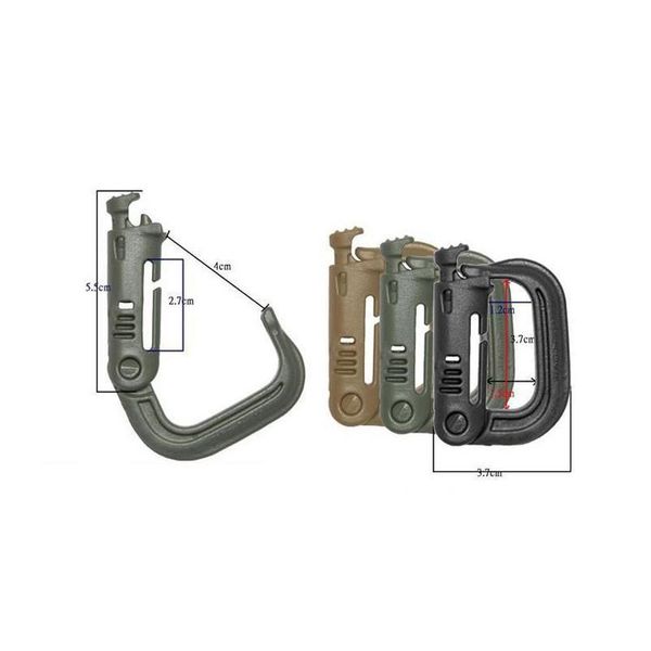 10pcs plastic carabiner army d-ring hook molle webbing backpack buckle clip snap safe lock camping hiking climb outdo jllsme
10pcs plastic carabiner army d-ring hook molle webbing backpack buckle clip snap safe lock camping hiking climb outdo jllsme