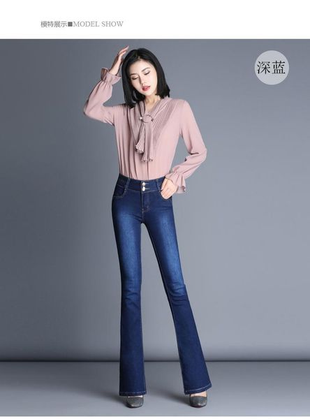 women's jeans korean version style,,women fashion pants, jeans,trousers casual ,slim fit,flare pants,micro-elasticity, Blue
women's jeans korean version style,,women fashion pants, jeans,trousers casual ,slim fit,flare pants,micro-elasticity, Blue