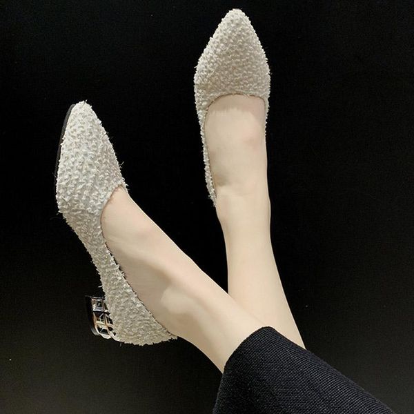 dress shoes big size ol office lady faux fur insole pumps bling women shoe pointed toe silver heels basic low 7894c, Black
dress shoes big size ol office lady faux fur insole pumps bling women shoe pointed toe silver heels basic low 7894c, Black