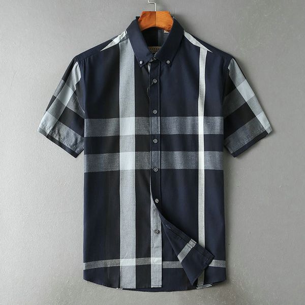 2021 fashion business short sleeve shirt men's casual multi-color striped checked size -3xl#7hsc15, White;black
2021 fashion business short sleeve shirt men's casual multi-color striped checked size -3xl#7hsc15, White;black