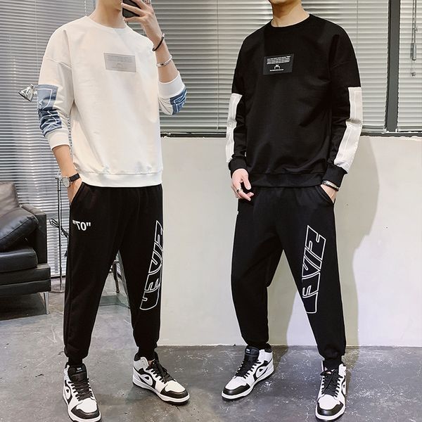 winter suit 2021 autumn fashion brand wear youth loose men's sweater two-piece set, Black
winter suit 2021 autumn fashion brand wear youth loose men's sweater two-piece set, Black