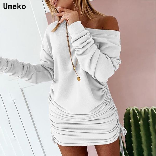 casual dresses umeko 2021 spring autumn one-shoulder dress women mini long sleeve pleated high waist solid color party loose skirt kore, Black;gray
casual dresses umeko 2021 spring autumn one-shoulder dress women mini long sleeve pleated high waist solid color party loose skirt kore, Black;gray