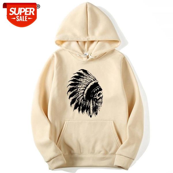 Fashion Brand Men's Hoodies Indian skull printing Spring and Autumn Male Casual Hoodies Sweatshirts Cool Sweatshirt Tops Hoodie #Rj8o, Black
Fashion Brand Men's Hoodies Indian skull printing Spring and Autumn Male Casual Hoodies Sweatshirts Cool Sweatshirt Tops Hoodie #Rj8o, Black