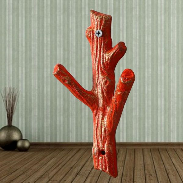 hooks & rails retro rustic tree branch creative iron wall mounted coat hangers hat rack (red)
hooks & rails retro rustic tree branch creative iron wall mounted coat hangers hat rack (red)