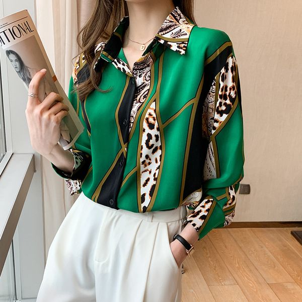 leopard print blouses for women fashionable chiffon loose shirt casual new spring elegant autumn female green streetwear dl7d, Tan;black
leopard print blouses for women fashionable chiffon loose shirt casual new spring elegant autumn female green streetwear dl7d, Tan;black