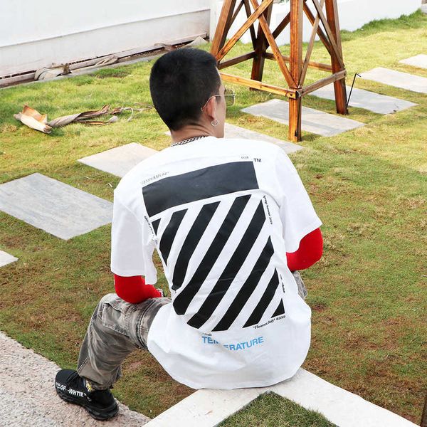 new fashion brand stripe printed cotton short sleeve t-shirt round neck tee men's and women'son sale, White;black
new fashion brand stripe printed cotton short sleeve t-shirt round neck tee men's and women'son sale, White;black