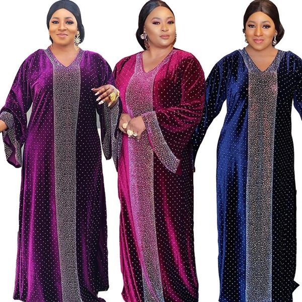 ethnic clothing african women's dashiki fashion abaya stylish kwa nail bead full drill loose long dress bust 110cm length 152c, Red
ethnic clothing african women's dashiki fashion abaya stylish kwa nail bead full drill loose long dress bust 110cm length 152c, Red