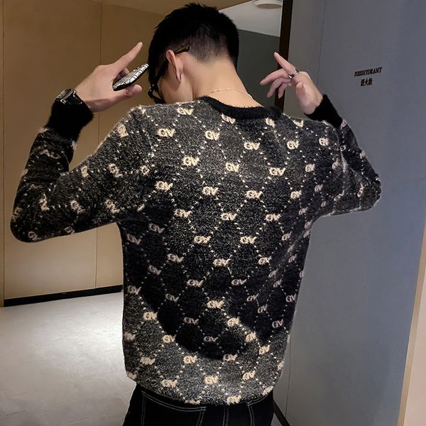 letter printed t-shirts around the fine casual neck pullovers homme fashion sleeve streetwear knitted or crocheted men's 3zem, White;black
letter printed t-shirts around the fine casual neck pullovers homme fashion sleeve streetwear knitted or crocheted men's 3zem, White;black