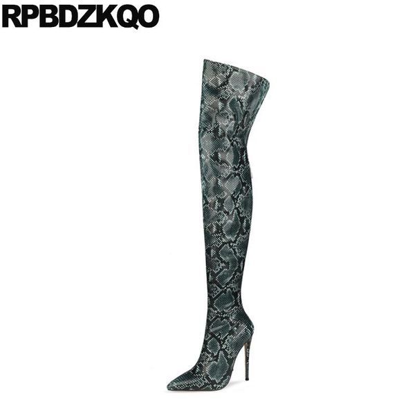boots over the knee exotic dancer green 13 45 snake stiletto high heel shoes snakeskin stripper pole thigh for plus size women, Black
boots over the knee exotic dancer green 13 45 snake stiletto high heel shoes snakeskin stripper pole thigh for plus size women, Black
