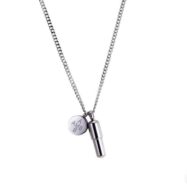 chains necklace men's trendy simple light luxury niche stainless steel accessories all-match pendant design for boyfriend, Silver
chains necklace men's trendy simple light luxury niche stainless steel accessories all-match pendant design for boyfriend, Silver